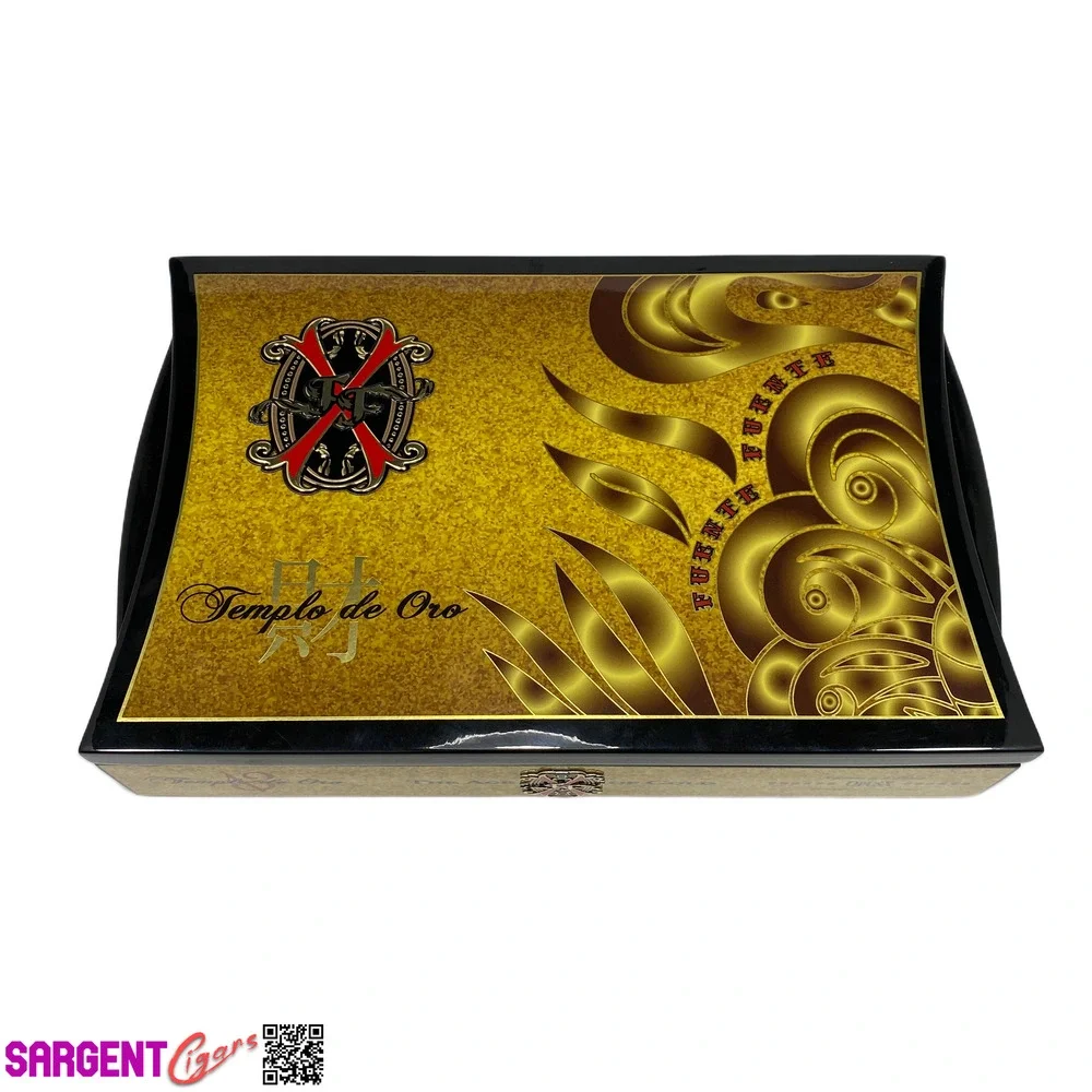 Arturo Fuente Opus X Templo de Oro Age of Gold Empty Wooden Cigar Box